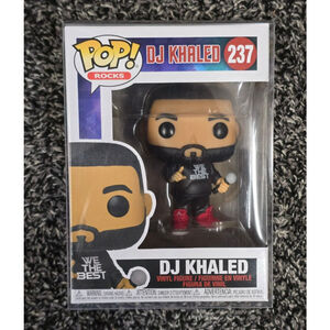 Boys Funko DJ Khaled Pop! Rocks Action Figure One Size Black Red